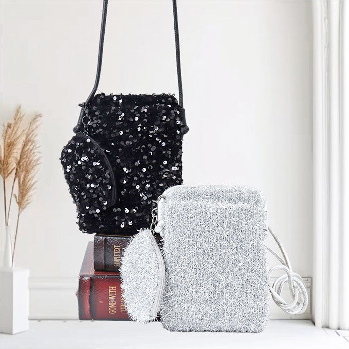 BACKYARD FAMILY「Pisoraro ピソラロ ショルダーバッグ ポシェット ミニ 通販 ラメバック」|ショルダー・メッセンジャー|