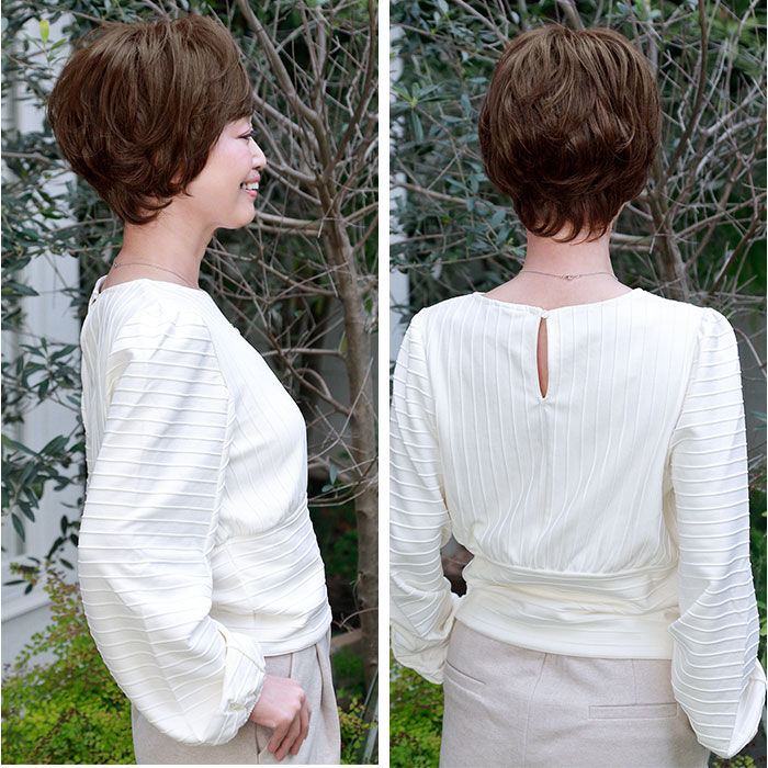 BACKYARD FAMILY「プリシラ 白髪隠しウィッグ prisila ST-009 通販 ヘアピース」|ヘアスタイリング|