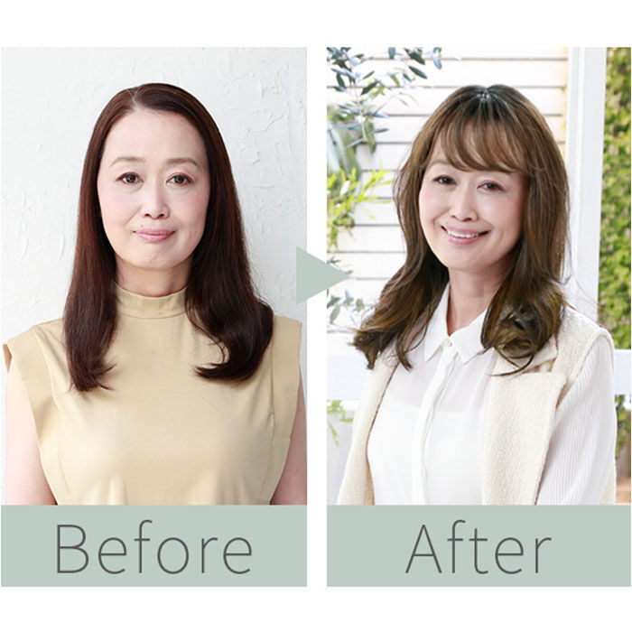 BACKYARD FAMILY「プリシラ 白髪隠しウィッグ prisila ST-010 通販 ヘアピース」|ヘアスタイリング|