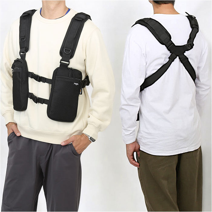 BACKYARD FAMILY「着るバッグ ベスト 通販 ボディバッグ ボディーバッグ ベストバッグ ボディバック ベスト型」|ショルダー・メッセンジャー|