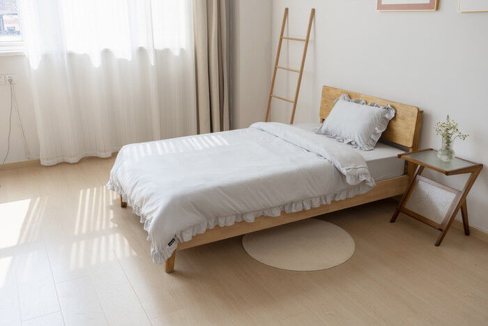 BACKYARD FAMILY「布団カバーセット ダブル 通販 フリル 掛布団カバー ボックスシーツ 枕カバー 裾フリル」|その他|