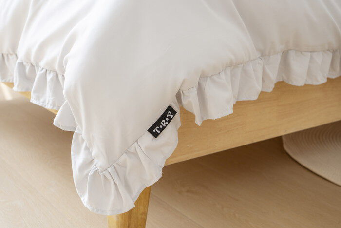 BACKYARD FAMILY「布団カバーセット ダブル 通販 フリル 掛布団カバー ボックスシーツ 枕カバー 裾フリル」|その他|