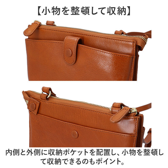 BACKYARD FAMILY「ズッケロ バッグ ショルダー ゴートレザー 通販 ショルダーバッグ ショルダーバック」|ショルダー・メッセンジャー|