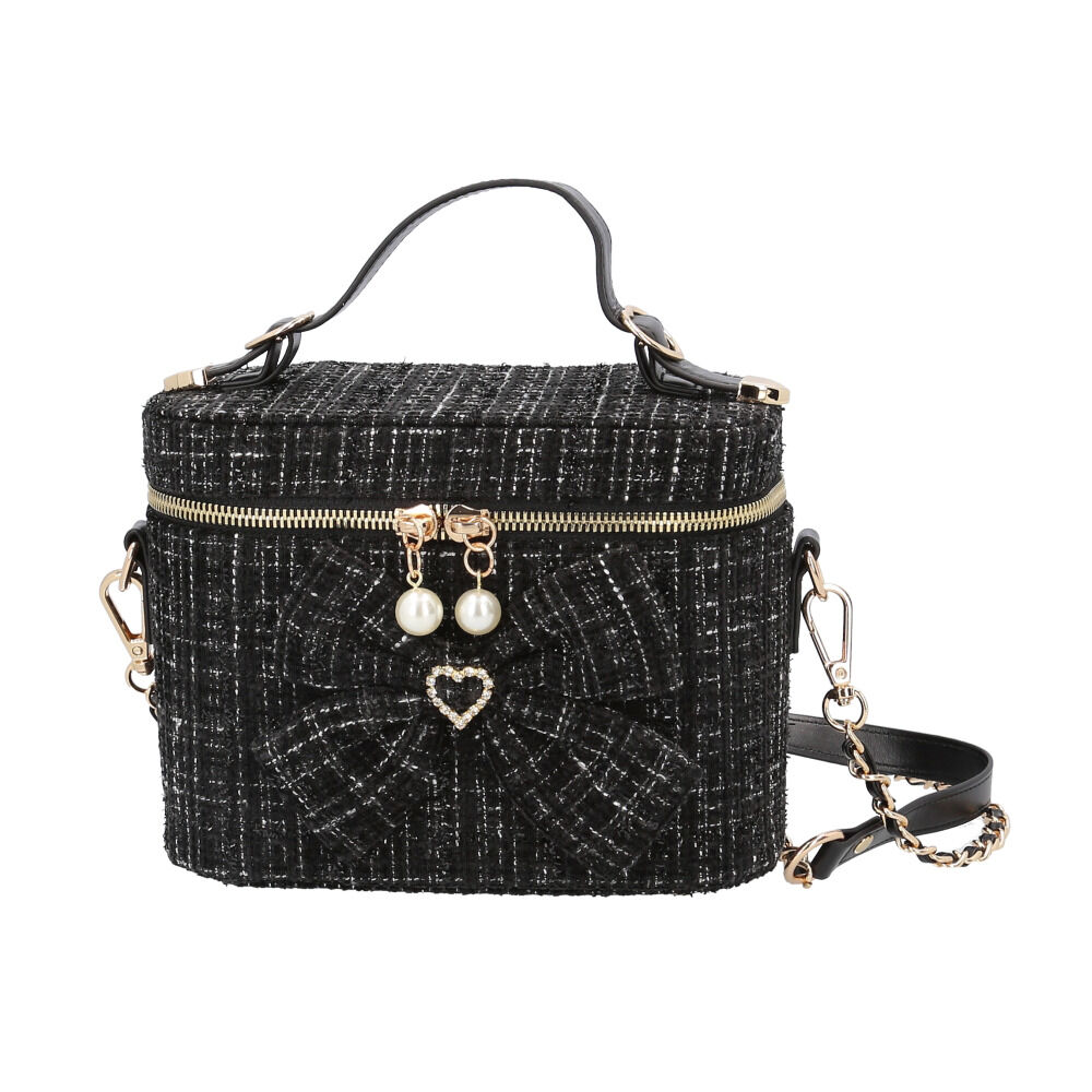 BACKYARD FAMILY「バニティバッグ ショルダー 通販 ショルダーバッグ バニティポーチ ハンドバッグ 斜めがけバッグ」|ショルダー・メッセンジャー|ブラック1