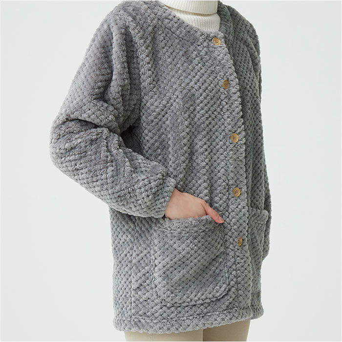 BACKYARD FAMILY「割烹着 ふわふわ レディース 通販 おしゃれ かわいい 前開き かっぽう着 エプロン ルームウェア」|その他|