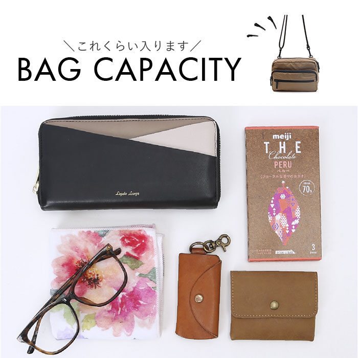 BACKYARD FAMILY「ショルダーバッグ レディース 小さめ ナイロン 通販 ショルダーバック 斜めがけバッグ ミニバッグ」|ショルダー・メッセンジャー|