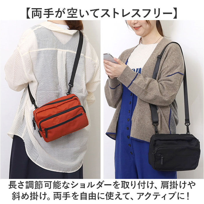 BACKYARD FAMILY「ショルダーバッグ レディース 小さめ ナイロン 通販 ショルダーバック 斜めがけバッグ ミニバッグ」|ショルダー・メッセンジャー|