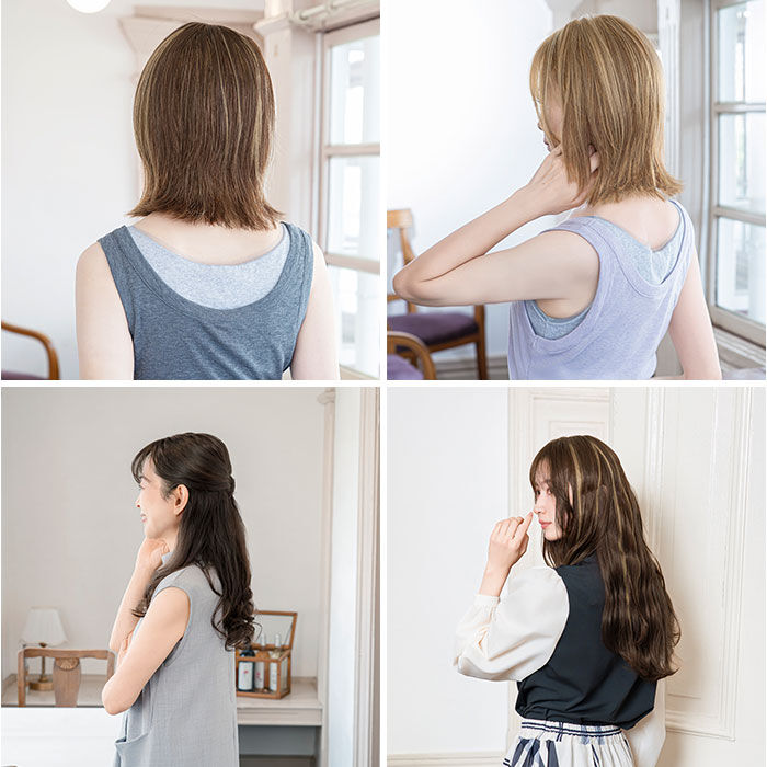 BACKYARD FAMILY「prisila プリシラ ウィッグ ST-012 ST-012L 通販 ウイッグ 部分ウィッグ」|ヘアスタイリング|