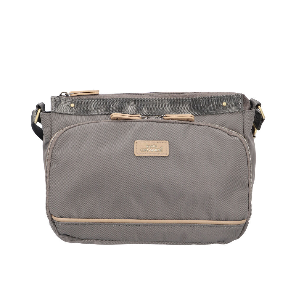 anello「anello GRANDE ショルダーバッグ GTM1041 通販 ショルダーバック」|ショルダー・メッセンジャー|グレー1
