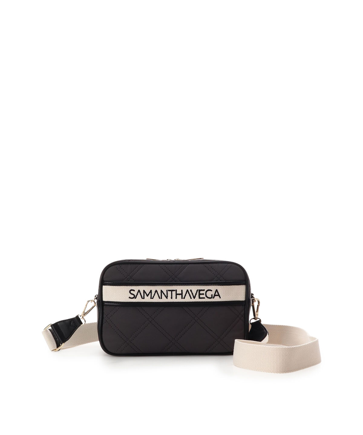 Samantha Vega「ロゴテープキルティングショルダーバッグ」|ショルダー・メッセンジャー|