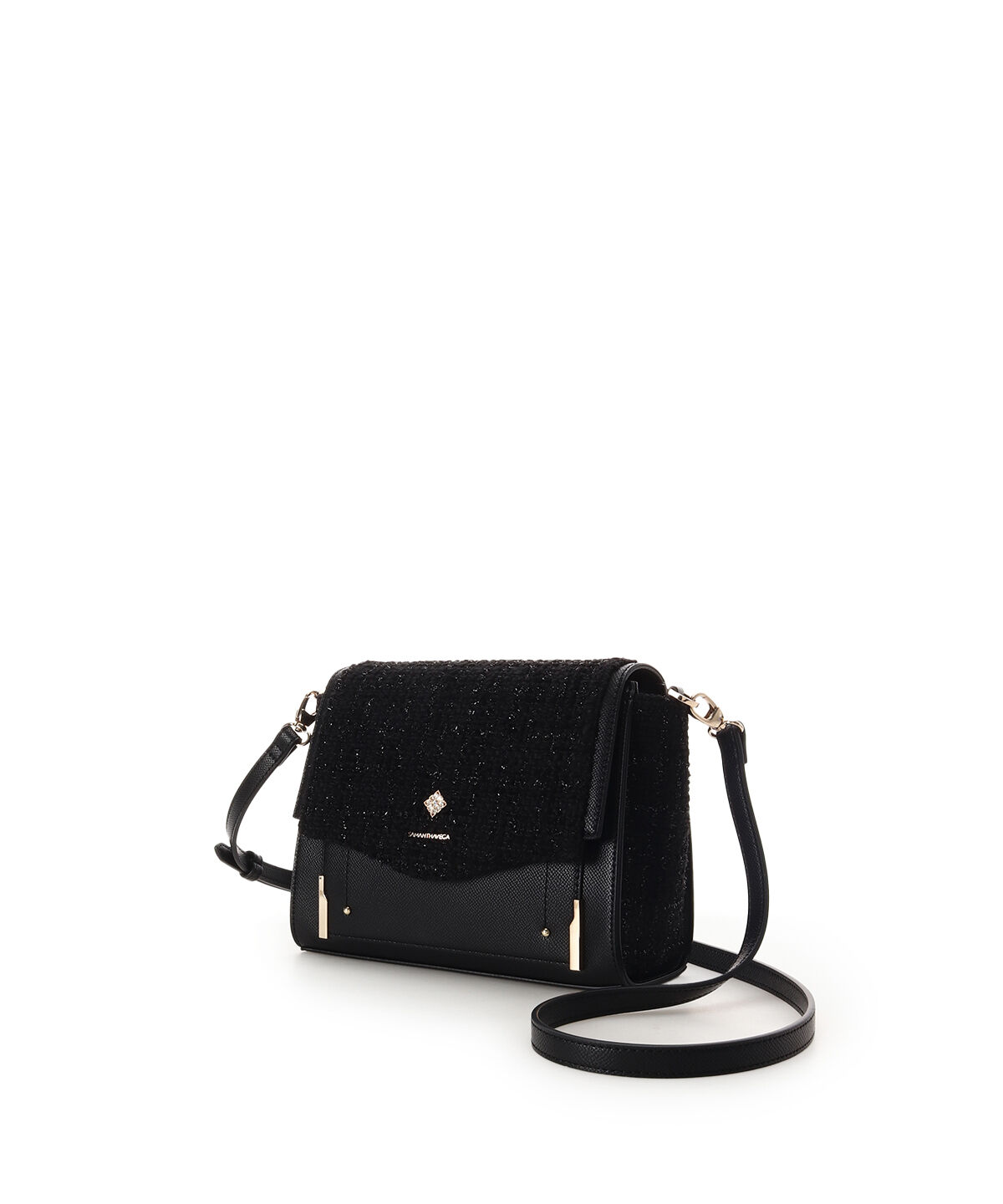 Samantha Vega「ツイードダイヤカットショルダーバッグ」|ショルダー・メッセンジャー|