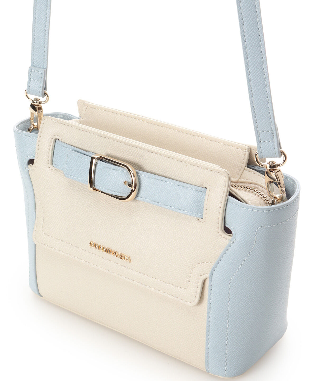 Samantha Vega「フロントバックルショルダーバッグ」|ショルダー・メッセンジャー|