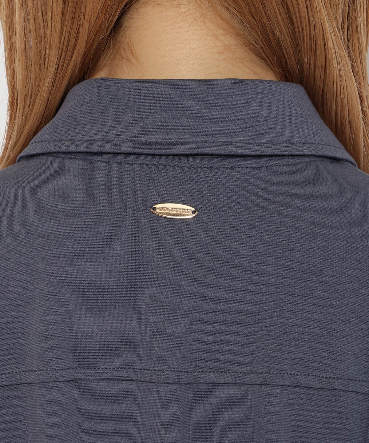 アンドクチュール「ウエストタックセンターZIPワンピース」|ワンピース|