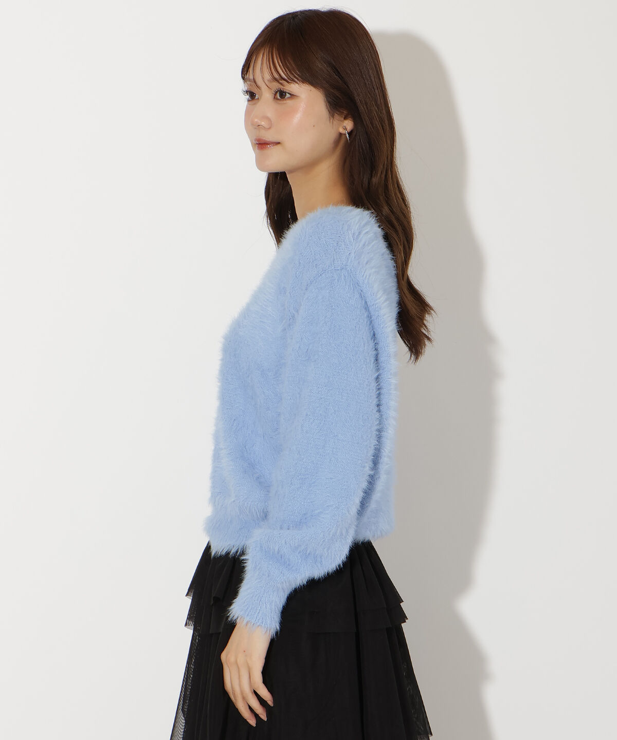 アンドクチュール「前後２WAYシャギーニットプルオーバー」|ニット・セーター|