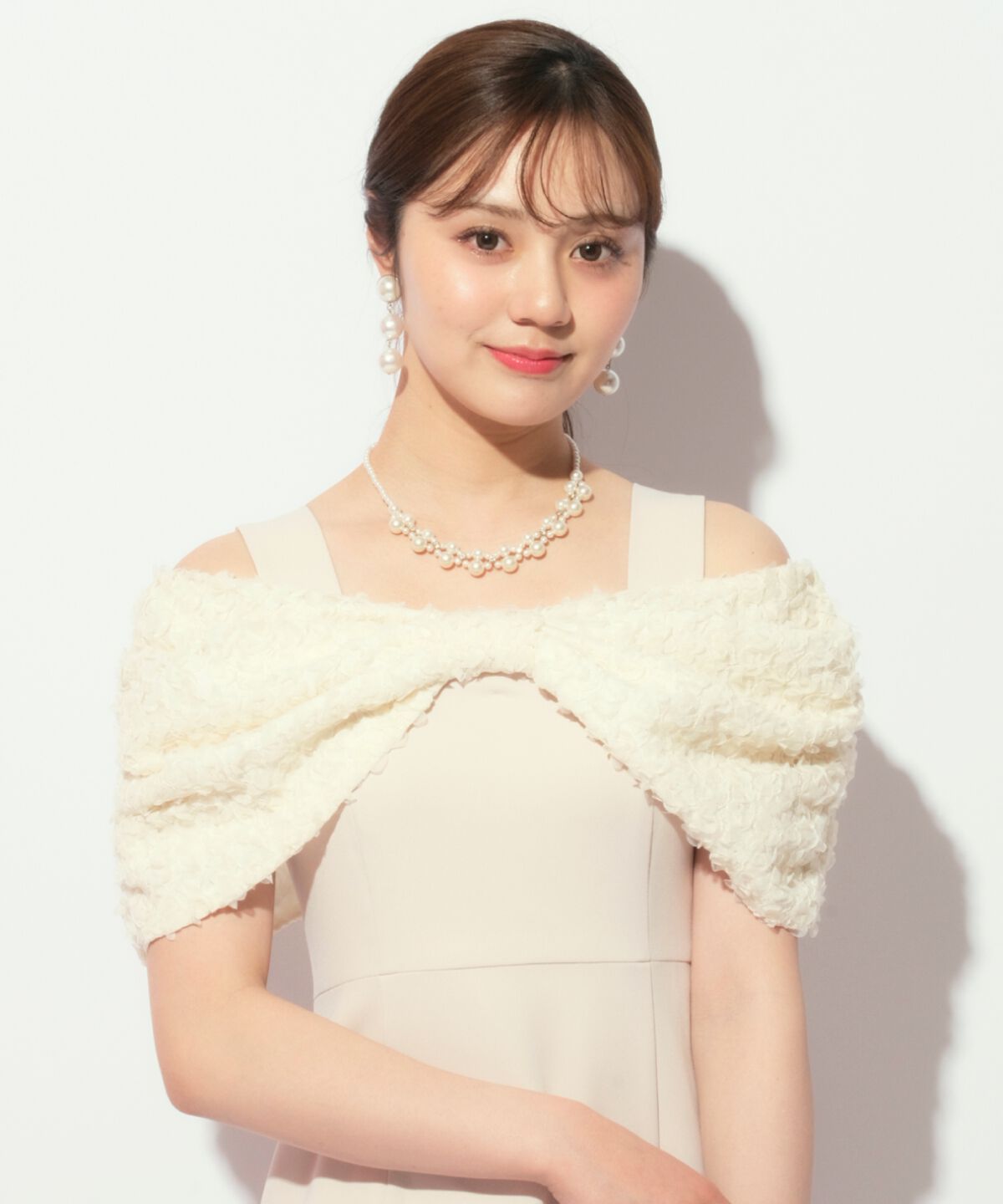 WILLSELECTION「リボンオフショルドレス」|ドレス|