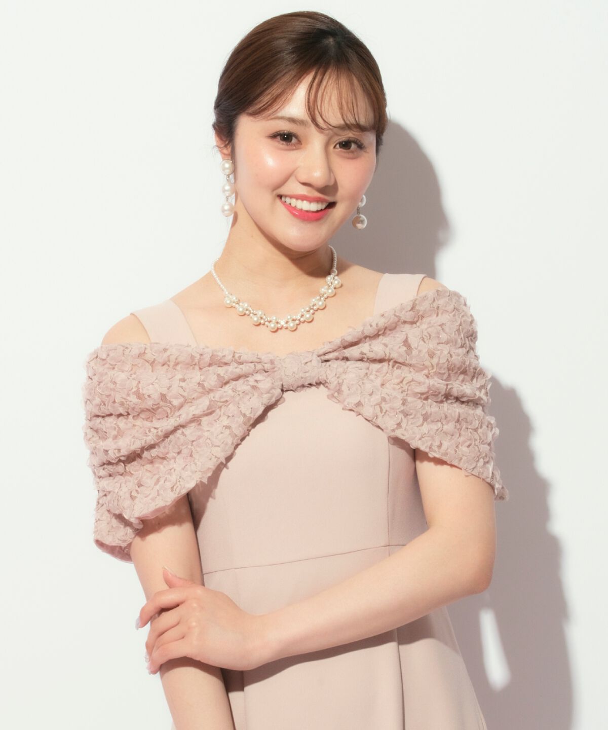 WILLSELECTION「リボンオフショルドレス」|ドレス|