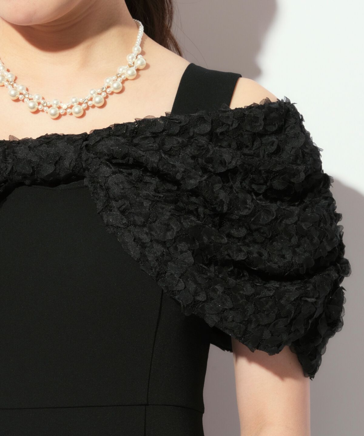 WILLSELECTION「リボンオフショルドレス」|ドレス|