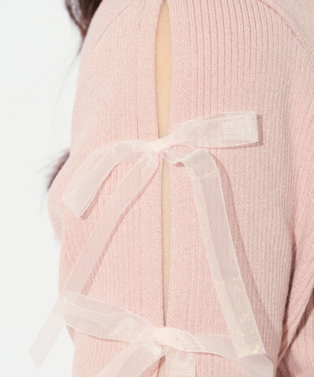 WILLSELECTION「袖リボンニットプルオーバー」|ニット・セーター|