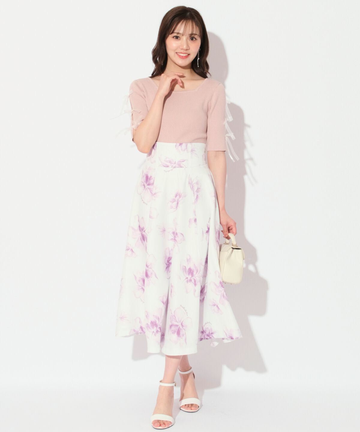 WILLSELECTION「袖リボンニットプルオーバー」|ニット・セーター|