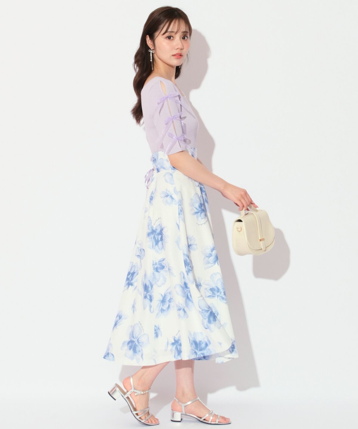 WILLSELECTION「袖リボンニットプルオーバー」|ニット・セーター|