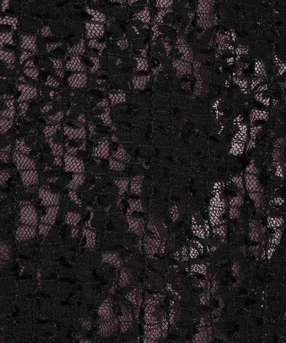 WILLSELECTION「スパンコールレースマーメイドスカート」|フレア|