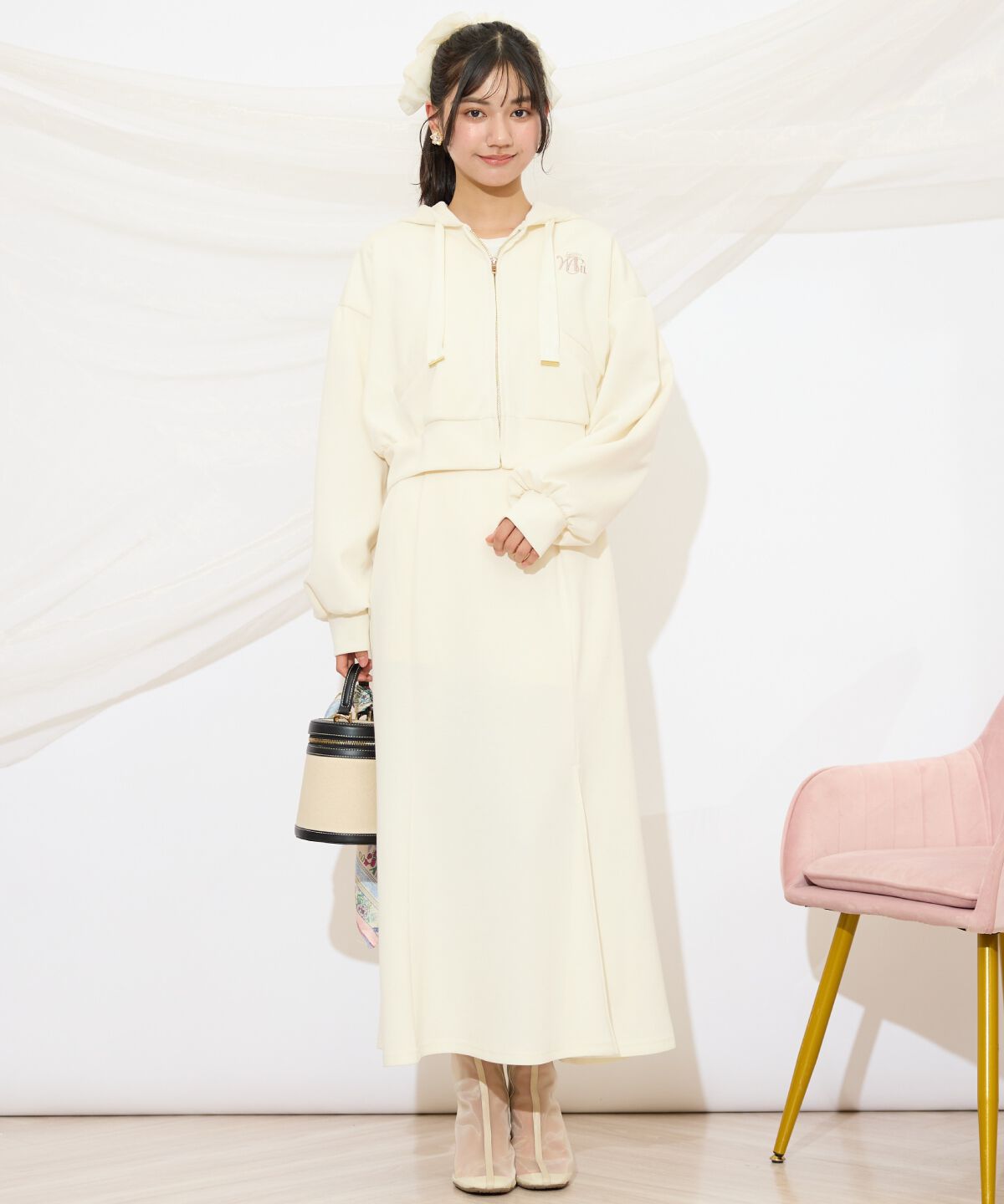 WILLSELECTION「ロゴ刺繍コンパクトフーディー」|パーカー|