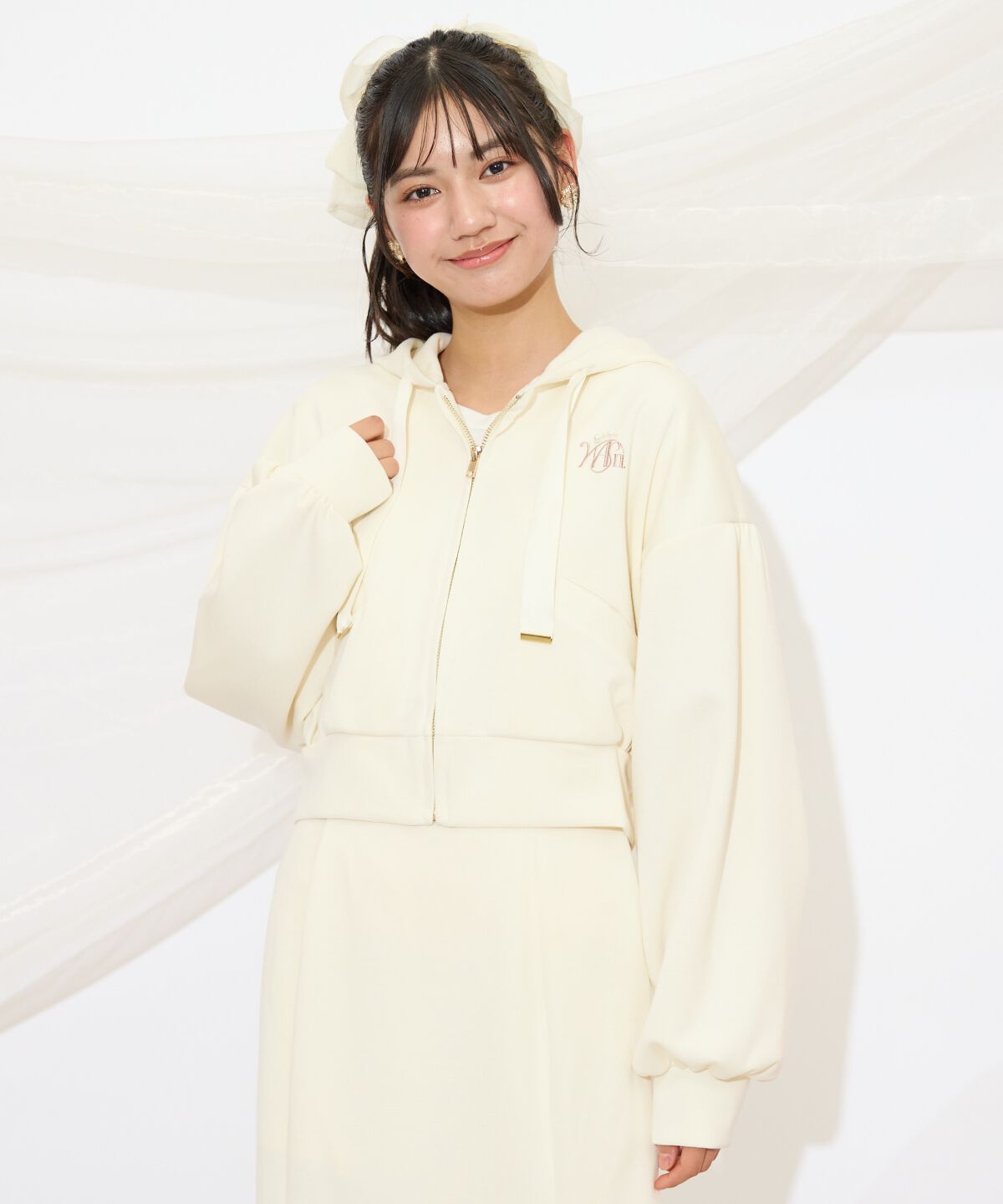 WILLSELECTION「ロゴ刺繍コンパクトフーディー」|パーカー|