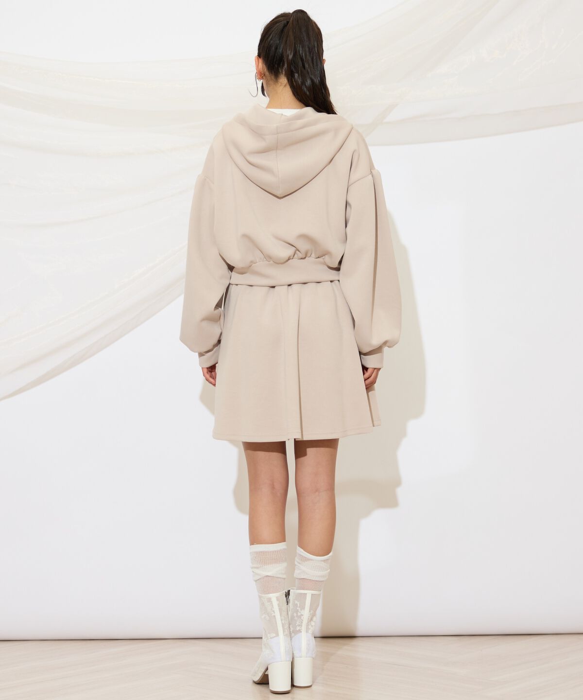 WILLSELECTION「ロゴ刺繍コンパクトフーディー」|パーカー|