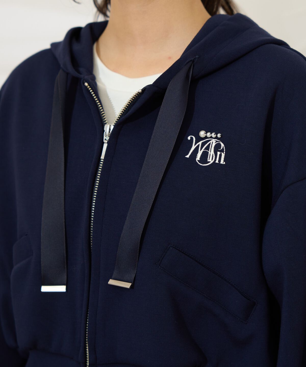 WILLSELECTION「ロゴ刺繍コンパクトフーディー」|パーカー|