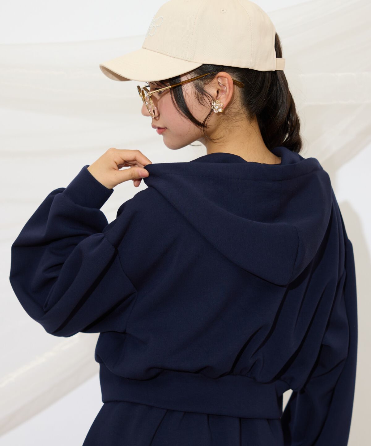 WILLSELECTION「ロゴ刺繍コンパクトフーディー」|パーカー|