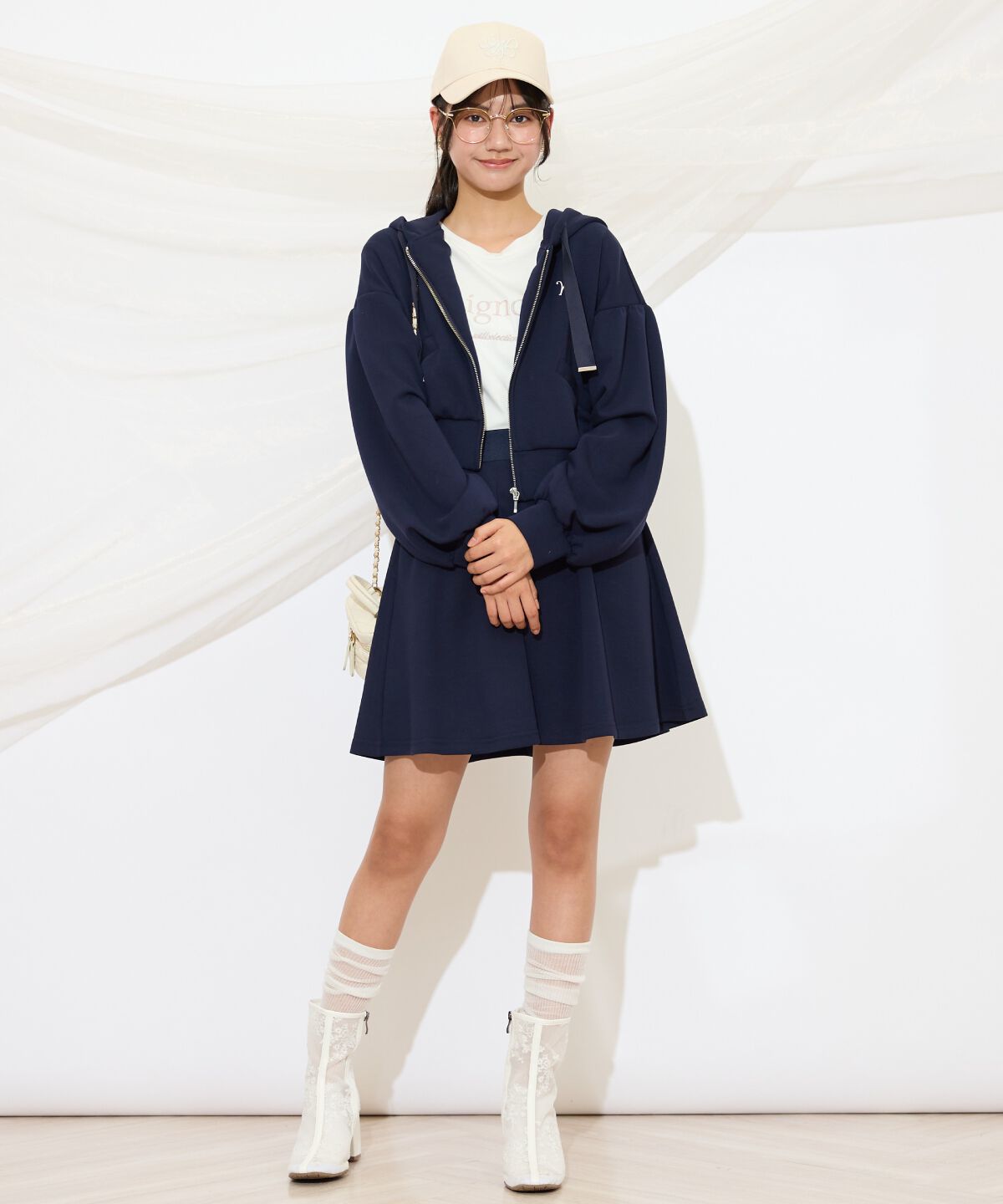 WILLSELECTION「ロゴ刺繍コンパクトフーディー」|パーカー|