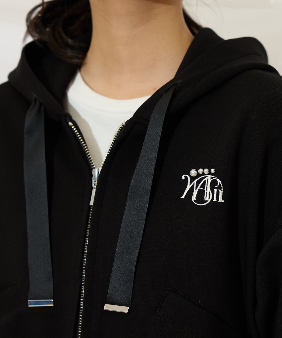 WILLSELECTION「ロゴ刺繍コンパクトフーディー」|パーカー|