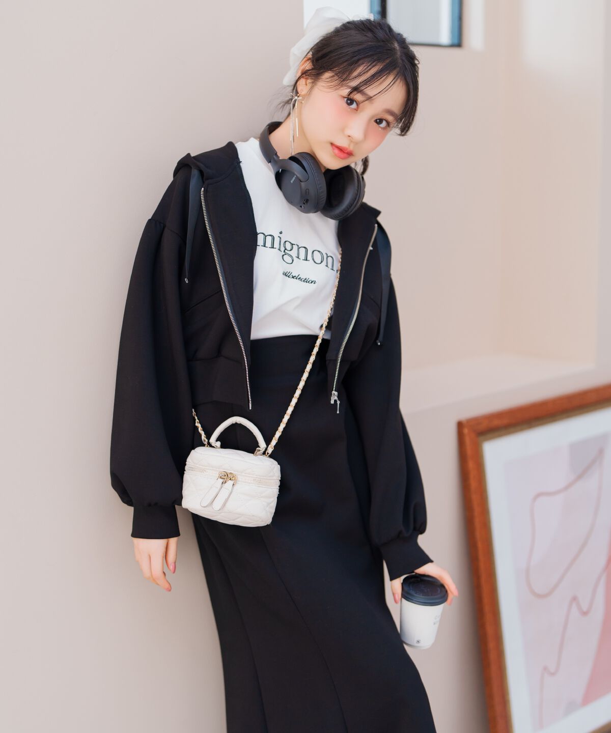 WILLSELECTION「ロゴ刺繍コンパクトフーディー」|パーカー|