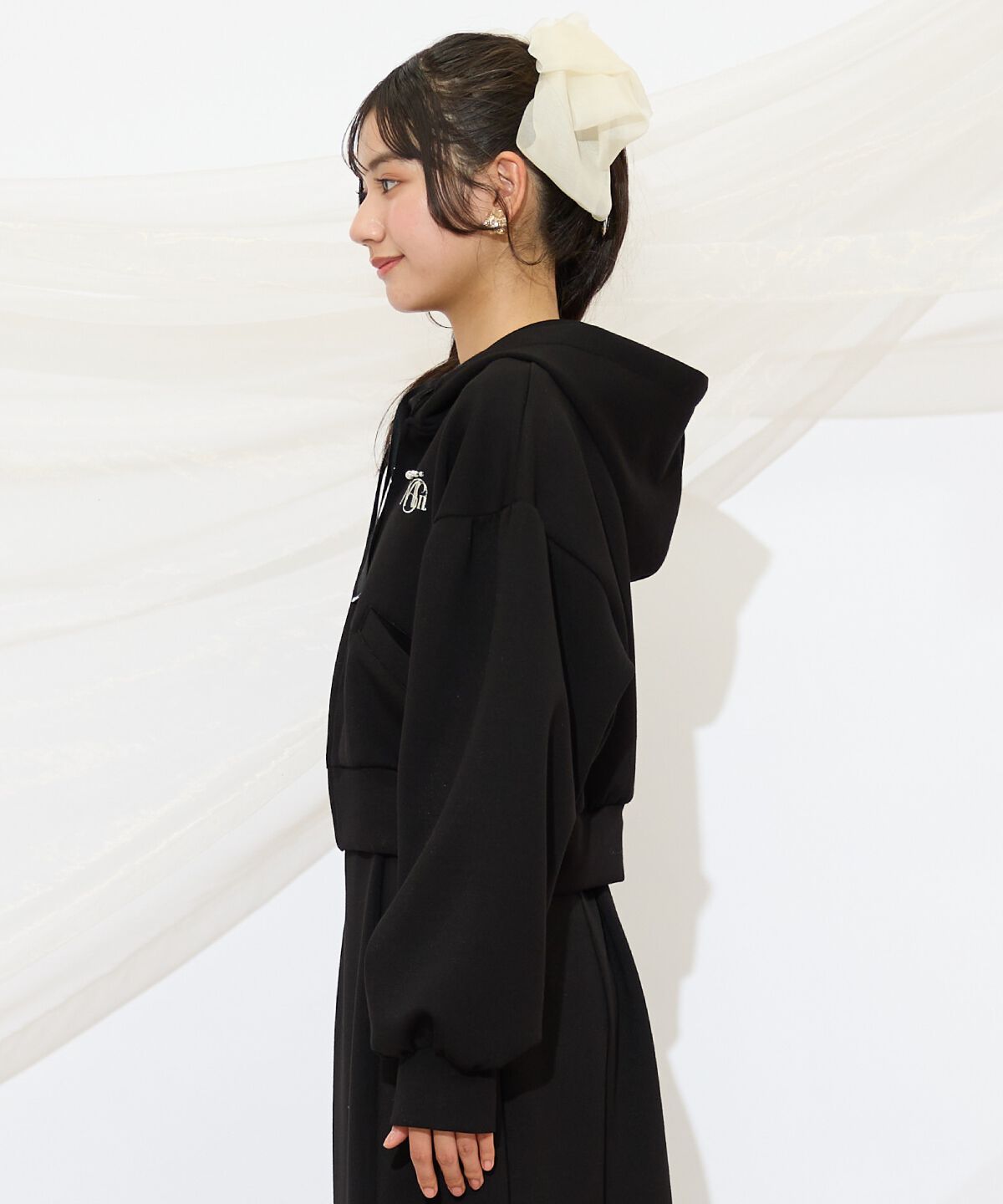 WILLSELECTION「ロゴ刺繍コンパクトフーディー」|パーカー|