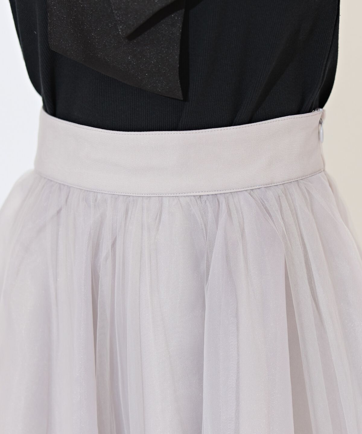 WILLSELECTION「ニュアンスカラーチュールティアードスカート」|フレア|