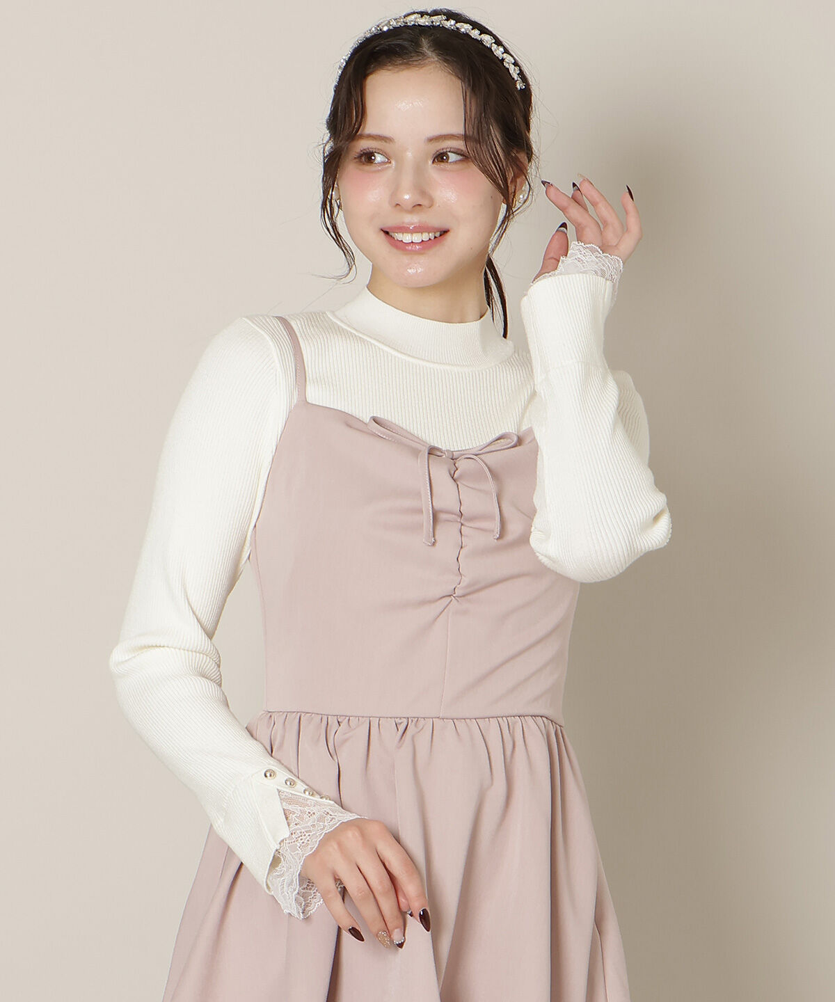 WILLSELECTION「ティアードキャミワンピース」|ワンピース|