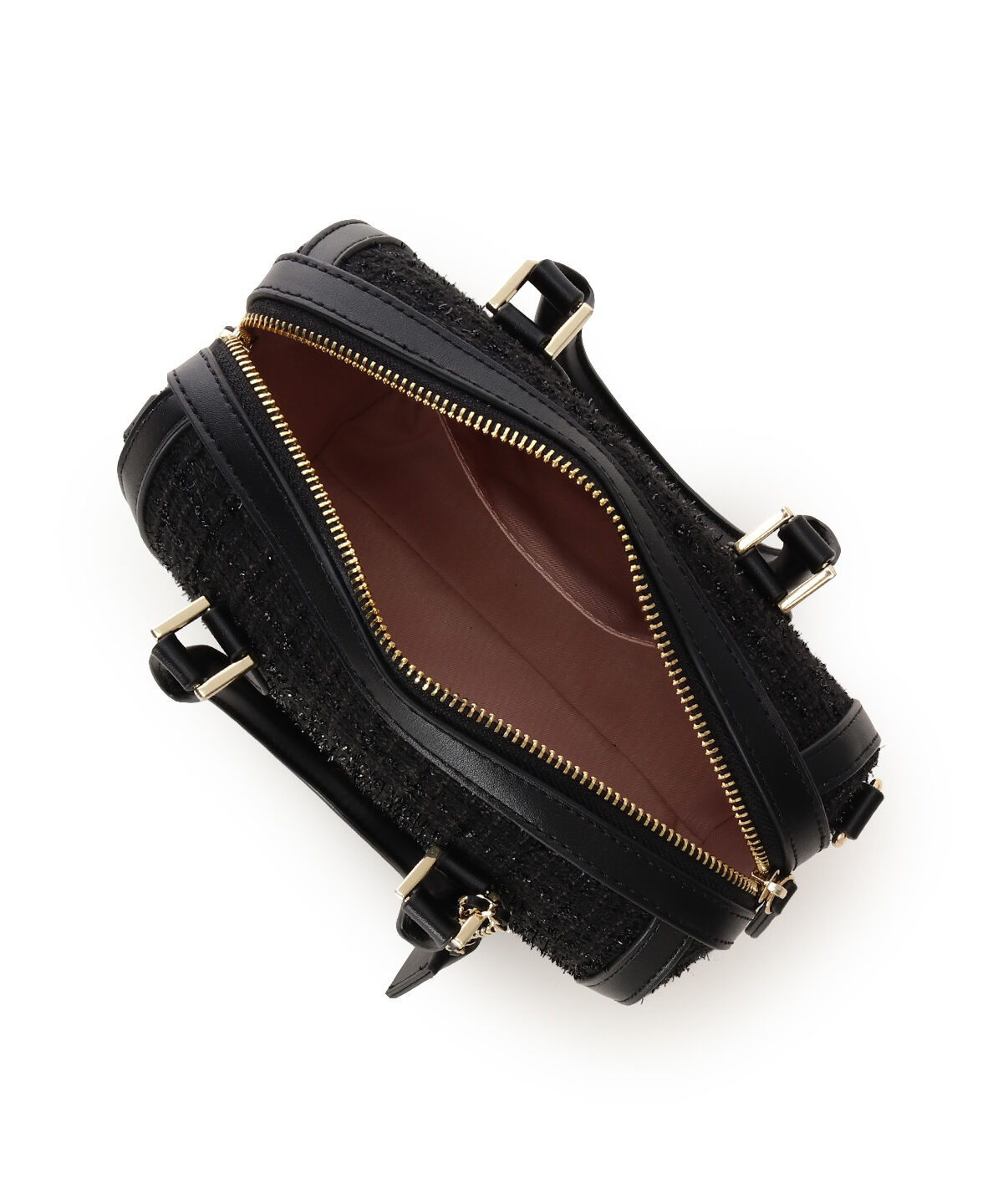 Samantha Thavasa Petit Choice「ツイード ボストンバッグ」|ショルダー・メッセンジャー|