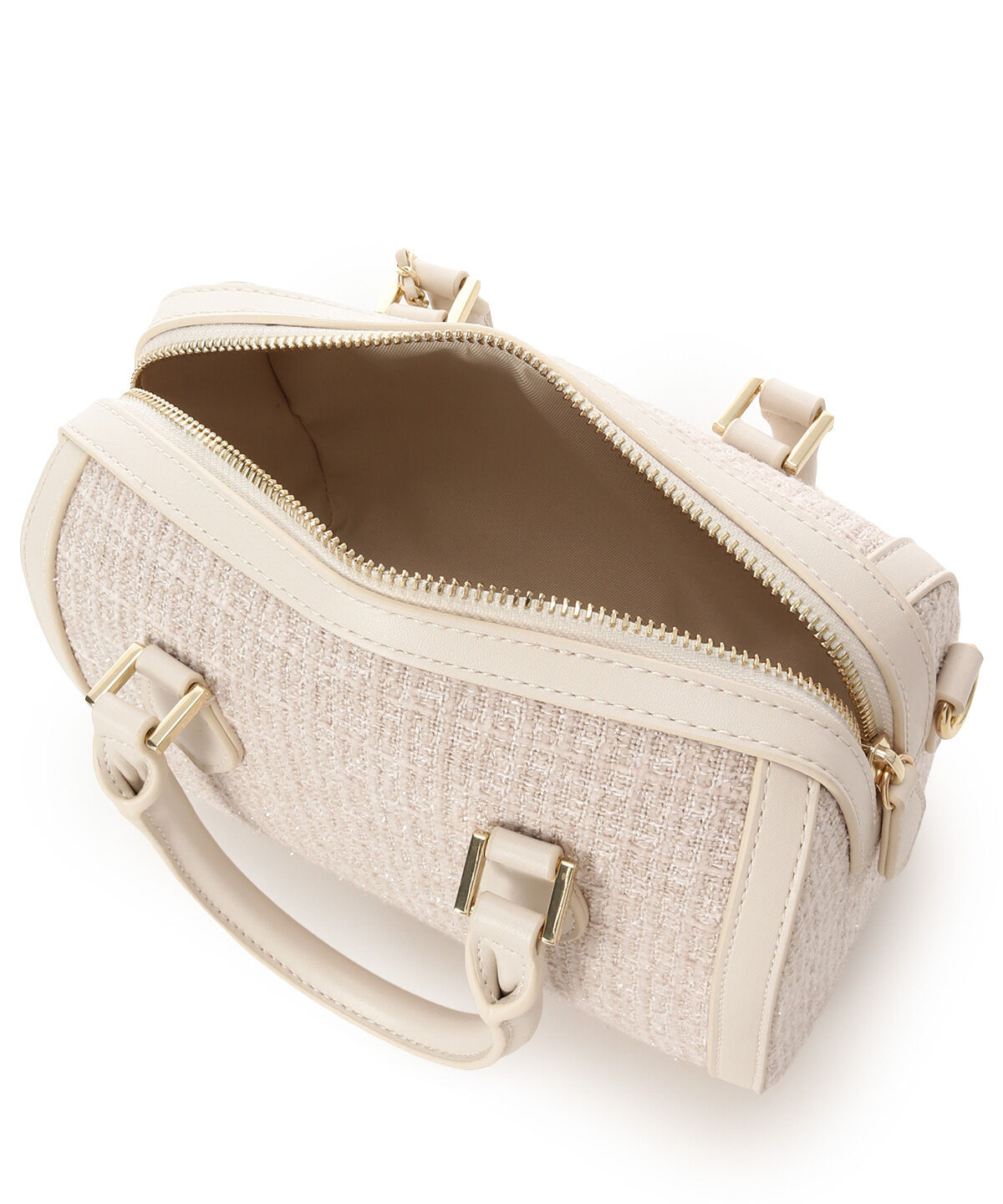 Samantha Thavasa Petit Choice「ツイード ボストンバッグ」|ショルダー・メッセンジャー|