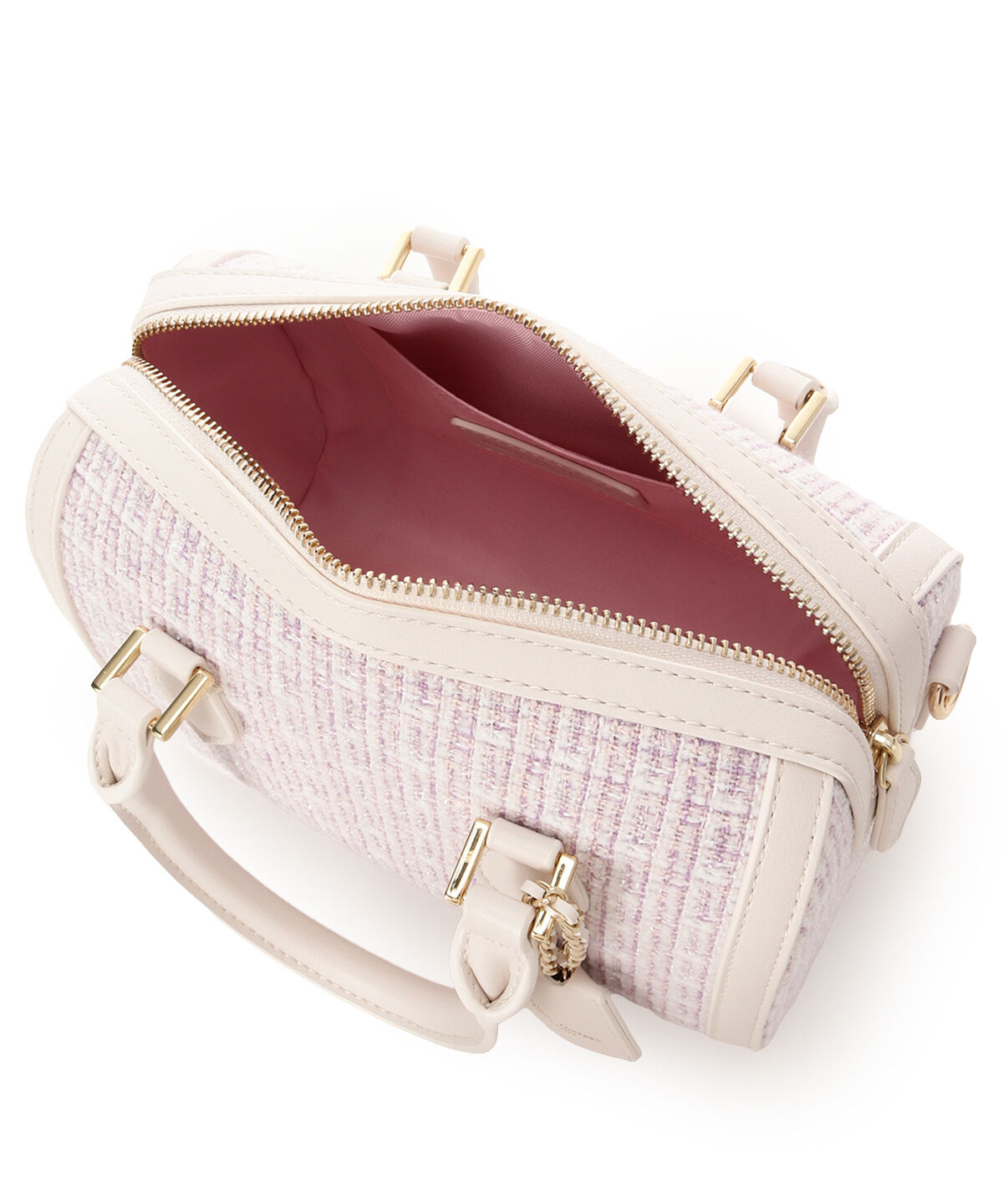 Samantha Thavasa Petit Choice「ツイード ボストンバッグ」|ショルダー・メッセンジャー|