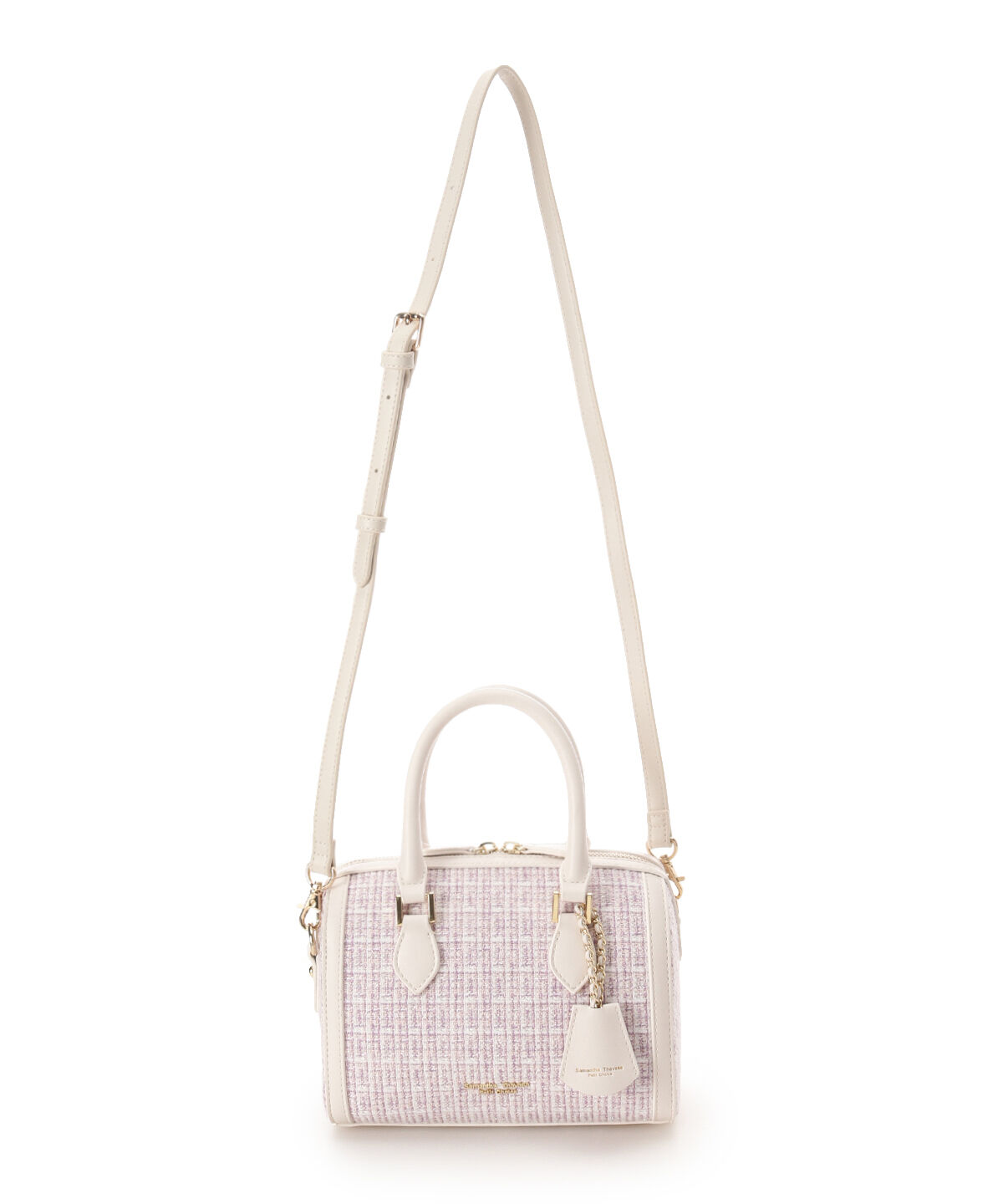 Samantha Thavasa Petit Choice「ツイード ボストンバッグ」|ショルダー・メッセンジャー|