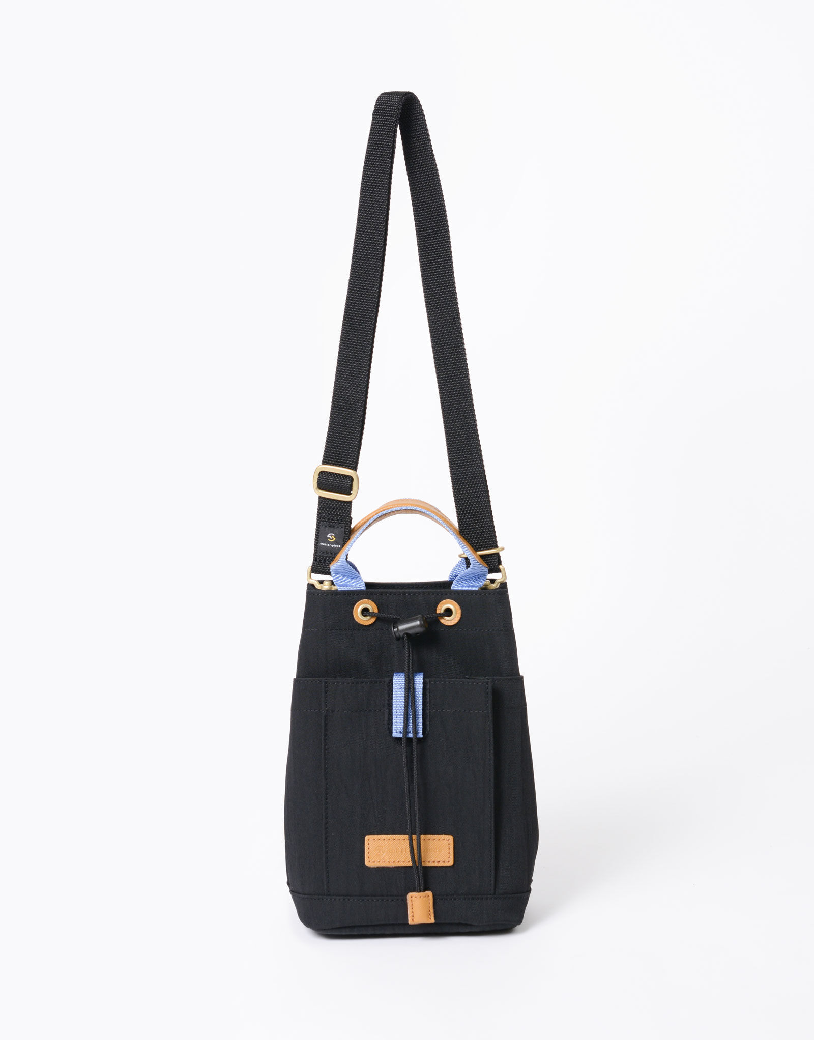 master-piece「link ドローストリングショルダーバッグ」|ショルダー・メッセンジャー|クロ