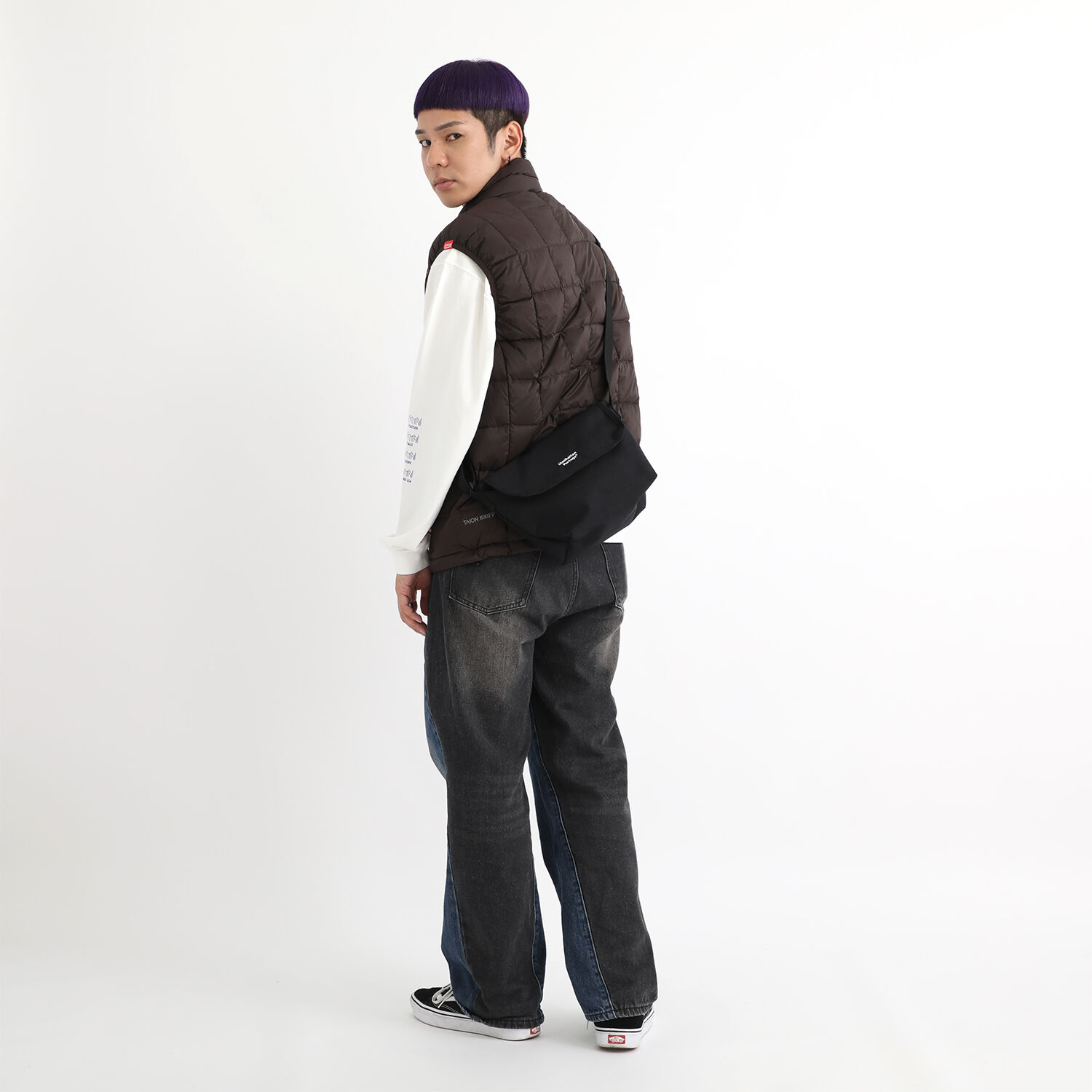 Manhattan Portage「Nylon Messenger Bag Back Pocket W/ Divider Magnet」|ショルダー・メッセンジャー|