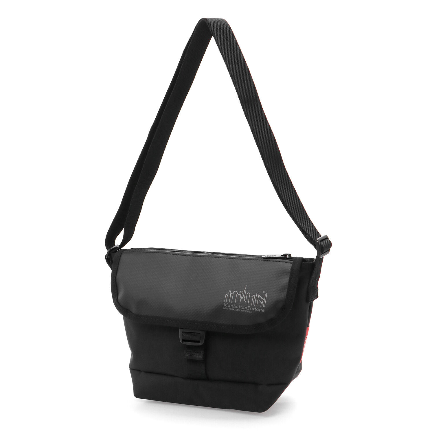 Manhattan Portage「Pacific Nylon Messenger Bag Flap Zipper Pocket W/ Divide」|ショルダー・メッセンジャー|