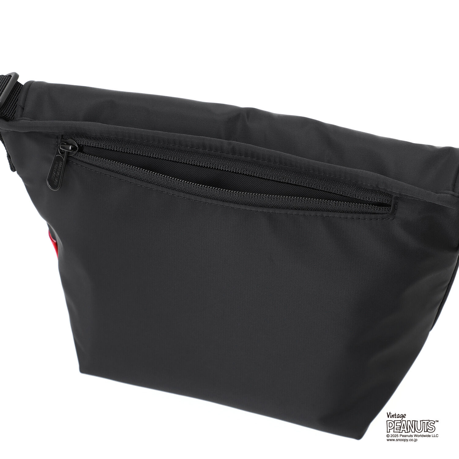 Manhattan Portage「NYLON MESSENGER BAG (XXS) FLIGHT NYLON BACKING BP W/DIV MGNT PEANUTS 25」|ショルダー・メッセンジャー|