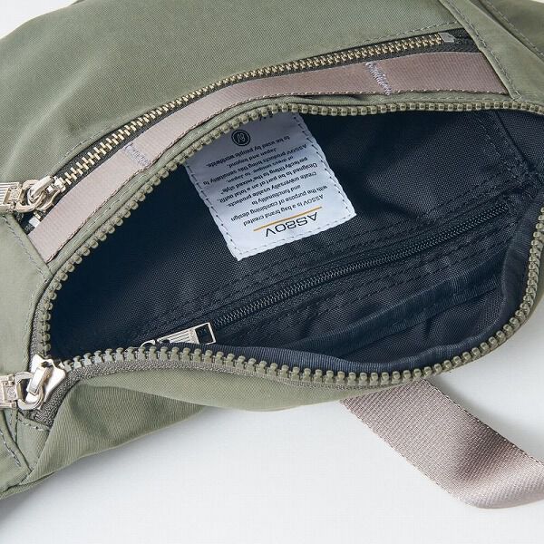 AS2OV「AS2OV / アッソブ SHRINK NYLON FANNY PACK」|ショルダー・メッセンジャー|