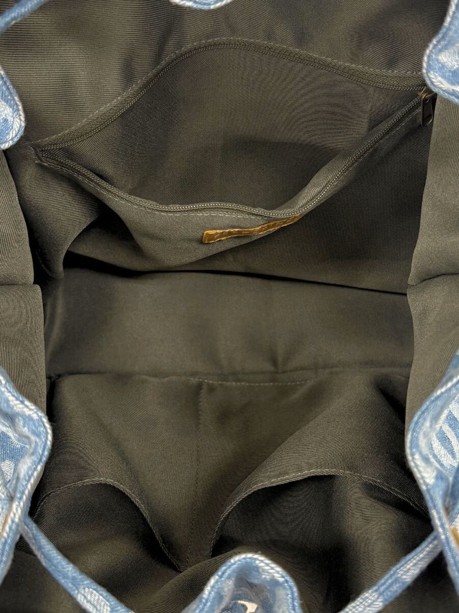 PEAK&PINE「【新作】レオパード柄デニムトートバッグ」|ショルダー・メッセンジャー|