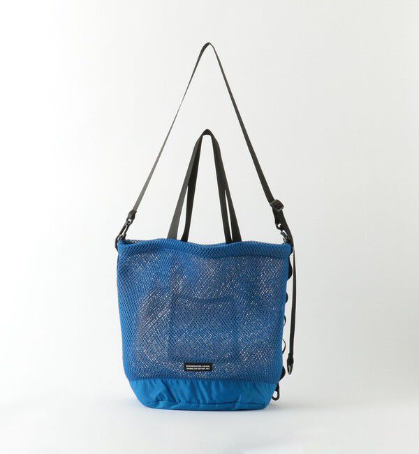 UNITED ARROWS green label relaxing「＜KiU＞ダブルメッシュドローストリングショルダー バッグ」|ショルダー・メッセンジャー|COBALT