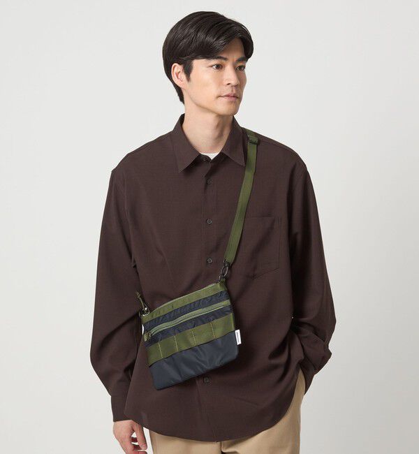 UNITED ARROWS green label relaxing「＜BRIEFING＞DUAL SACOCHE ショルダーバッグ」|ショルダー・メッセンジャー|BLACK
