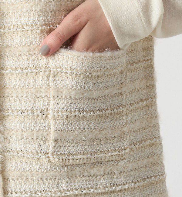 UNITED ARROWS green label relaxing「ミックスツイードライク ニット ジレ ベスト」|ベスト・ジレ|