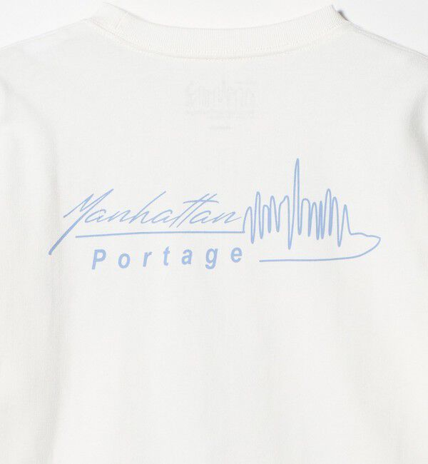 UNITED ARROWS green label relaxing「【別注】＜Manhattan Portage＞プリント 長袖 Tシャツ」|Tシャツ・カットソー|